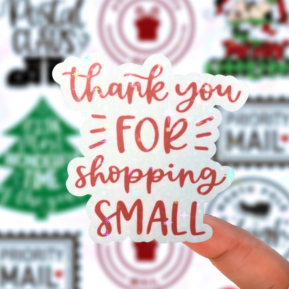 Christmas Holographic Variety Stickers